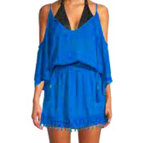 Ella Moss Cold-Shoulder Tunic Coverup Swim NWT. XS - Picture 2 of 4